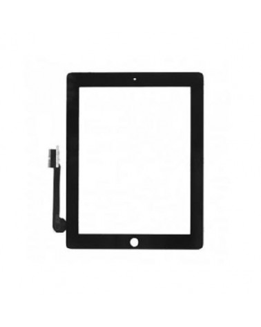 Pantalla con Touch Digitalizador Tactil para iPad 3 / 4 con Pegatinas y Boton Home - Negro