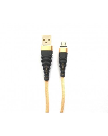 Cable Micro USB de 1 metro de  Nilon Beig