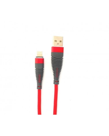 Cable USB para iPhone/ iPad de 1 metro de Nilon Rojo