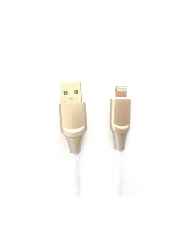Cable USB para iPhone/ iPad de 3 Metros de Nilon Blanco