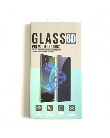 Cristal Templado 6D   Proteccion Pantalla Completa  para Iphone 6- Blanco
